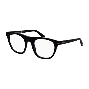 Tom Ford FT 5895 001 Mens Round Eyeglasses Black 51mm - 1 of 3