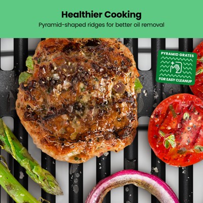 Chefman Smokeless Indoor Electric Grill with Adjustable Temperature Control