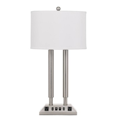 28" Metal Desk Lamp Chrome - Cal Lighting