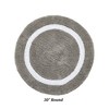 Hotel Bath Rug 100% Premium Cotton Tufted Two Tone Reversible Bathroom Rug, Soft & Water Absorbent, Machine Washable Bath Mat - 3 of 4