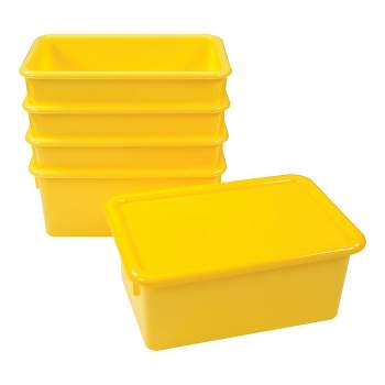Kaplan Early Learning Storage Bins with Lids - Set of 5