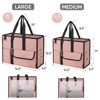 Large/Medium Handbags Zipper Top Tote Bag - HOMLUX™: Long Handle, Utility Multi Pockets - 2 of 4