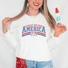 Simply Sage Market Women's Graphic Sweatshirt Land Of The Free America - 2 of 4
