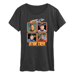 Women's - Star Trek - Retro Original Series Crew Short Sleeve Graphic T-Shirt - 1 of 4