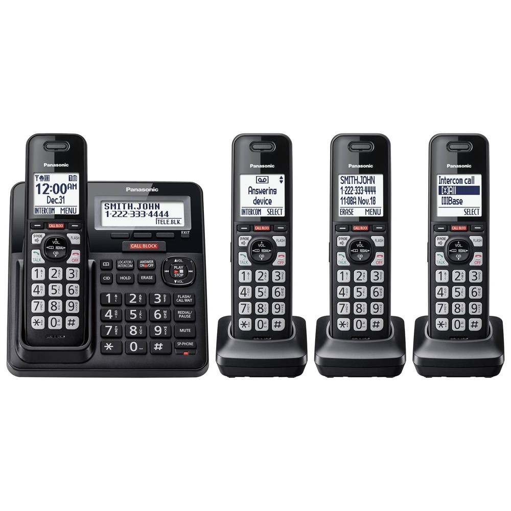 Photos - Cordless Phone Panasonic 1.9GHz  4 HS 