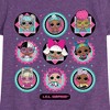 Girls' - LOL Surprise! - All Dolls Together Fitted Short Sleeve Graphic T-Shirt - 2 of 4
