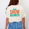 That's Show Business Puff/Glitter - Womens Garment Dyed Tee - 3 of 3