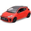 2021 Toyota GR Yaris Red with Carbon Top "Special Edition" Series 1/24 Diecast Model Car by Maisto - 2 of 3