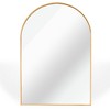 ACEPANO 36 in. H Arched Wall Bathrrom Mirror with Metal Frame-Gold - 4 of 4
