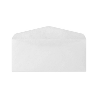 LUX Moistenable Glue #10 Business Envelope 4 1/8" x 9 1/2" Bright White 500/Pack (43687-500)
