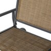 VYNXARIA Outsunny 2-Person Outdoor Glider Bench - Comfortable Double Swing Rocking Chair - 3 of 4