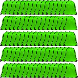 Waterproof Drawstring Backpack Bulk, Nylon Cinch Bags in 10 Colors for School, Gym, Sports - 1 of 4