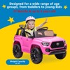 Kids Ride On Truck, 12V Battery Powered Electric Car with Remote Control, 2-Speed Ride On Toy Car with Headlights and Music,for Kids 3-6 - 4 of 4