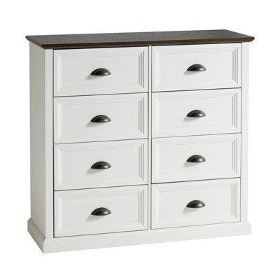 AMERLIFE Farmhouse Drawer Dresser with Storage Drawers