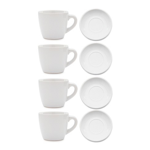 Espresso Cups Saucers Sets, Ceramic Espresso Coffee Cups