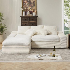 Dolonm Single Recliner Sofa: 300lb Capacity, Chenille Fabric, Ergonomic Design for Living Room/Study -6 Color - 1 of 4