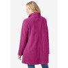 Woman Within Plus Size Fleece Swing Funnel-Neck Coat - 3 of 4