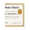 Great Papers! Star Burst Certificate Seals 2" x 1" Gold 48/Pack (903418) - 3 of 4