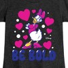 Girls' - Disney - Daisy Be Bold Fitted Short Sleeve Graphic T-Shirt - 2 of 4