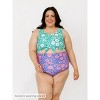Scattered Floral Knotted One-Piece - 4 of 4