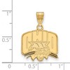 Black Bow Jewelry 10k Yellow Gold Ohio Bobcats NCAA Medium Pendant - 2 of 3