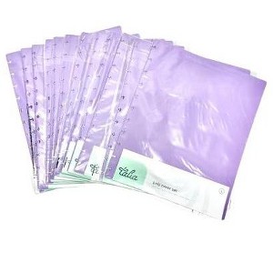 Talia Plastic Discbound Discs and Covers. (Lavender 12pk (no discs), Letter Set) - 1 of 2