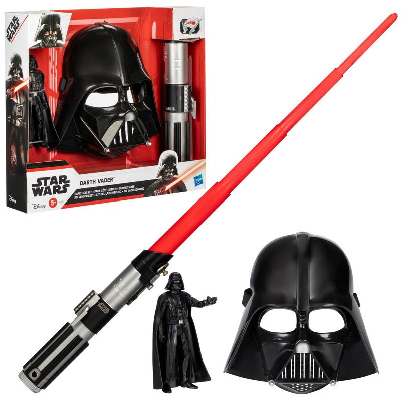 Star Wars Darth Vader Action Figure with Role Play Mask and Lightsaber, 5 of 15