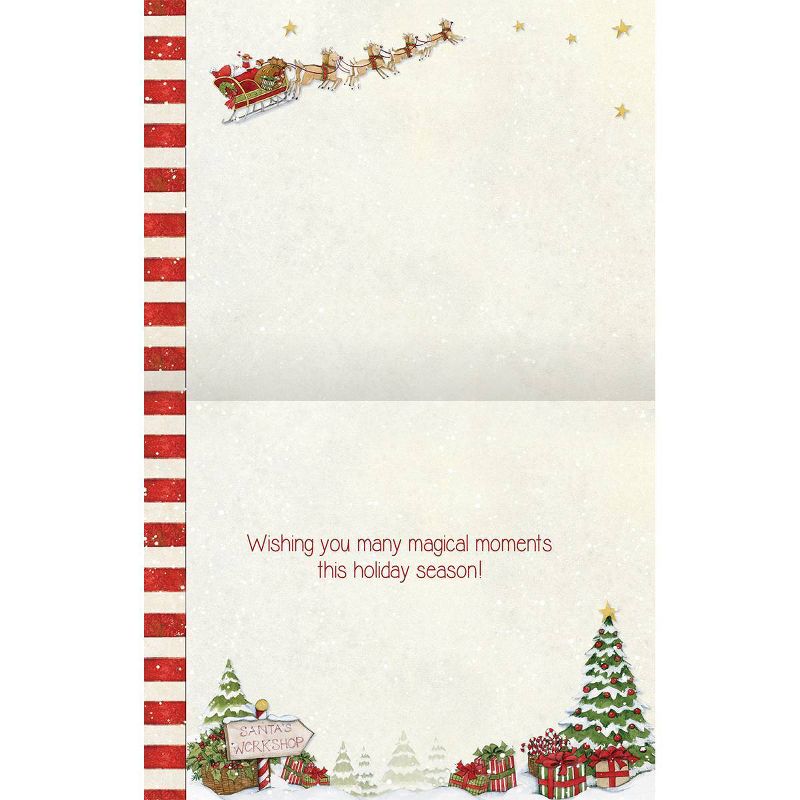 LANG 18ct Santa&#39;s Workshop Boxed Holiday Greeting Card Pack, 3 of 5