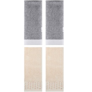 REGALWOVEN 4 Pcs Cotton Quick Drying Soft Lightweight Hand Towel - 1 of 4