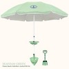 Anchor Works: Classic Beach Umbrella & AnchorONE Kit – Seafoam Green - 7.5ft - 2 of 4