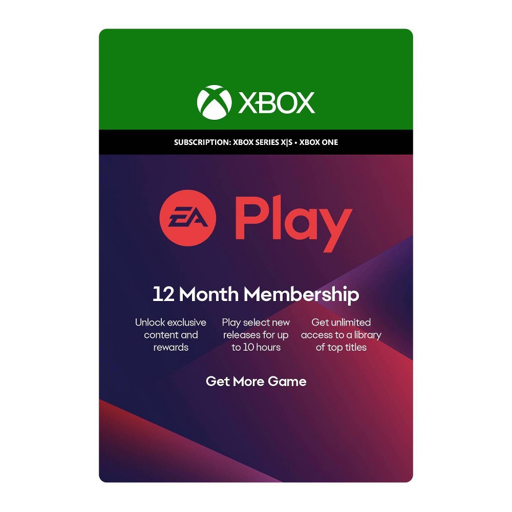 Photos - Console Accessory EA Play: 12 Month Membership - Xbox Series X|S/Xbox One (Digital)