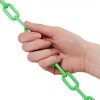 Stockroom Plus 100 Foot Safety Plastic Chain Links for Access Restriction, Indoor or Outdoor Supplies, Neon Green (1.5-Inch Links) - 3 of 4