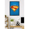 Trends International DC Comics Superman (2025) - Logo Framed Wall Poster Prints - 2 of 4