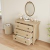 3 Dresser for Bedroom, 29.3" Tall Drawer Dresser with Storage Freestanding, Wooden Closet Storage Chest for Living Room,Bedroom, Entryway - 4 of 4