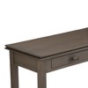 Solid Wood and ABS Transitional Console Table with 2 Drawers, Ball-Bearing Glides and Multipurpose Design - 4 of 4