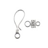 John Bead Must Have Findings Metal Silver 24mm Hook Clasps for Jewelry Making Findings, 5 Pieces - 2 of 4