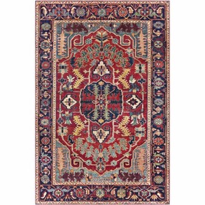 Hauteloom Dorcas Red Performance Rug - 1 of 4