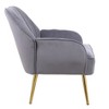 NicBex Accent Chair Modern Living Room Chair Lounge Chair with Gold Legs and Adjustable Legs for Bedroom - 3 of 4