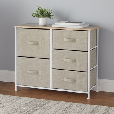 BrylaneHome 5-Drawer Eve Storage Dresser