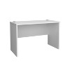 Vynxaria 47" Wide White Computer DesksModern Study Desk Multifunctional Computer Laptop Table for Bedroom Living Room Easy Assembly - 4 of 4