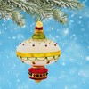Glitter Lab 4.5 Inch Translucent Onion Dome Drop Christmas Tree Ornament , Christmas Decor Poland Glass Holiday (1PC) - 2 of 4