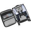 WallyBags Solutions 20 Expandable Spinner Carry-On with Padded Electronics Pockets, Black - 4 of 4