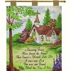 Manual Woodworkers and Weavers Amazing Grace Wall Hanging with Finial Rod, 26x36 Inches, Cotton Church Decor - 2 of 3