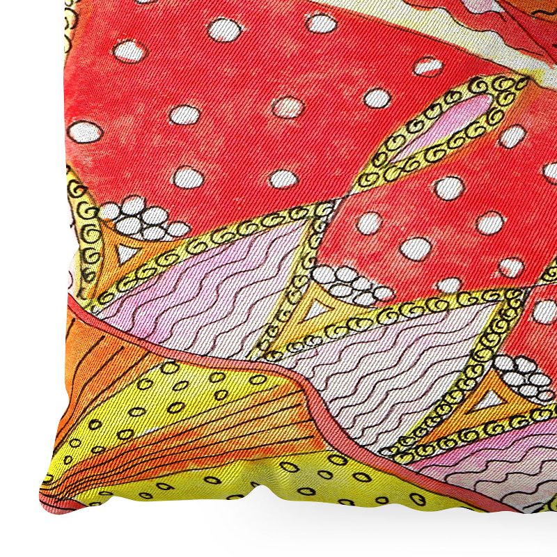 Rosie Brown Swirls Floor Pillow - Deny Desings, 3 of 5