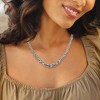 Ross-Simons Sterling Silver Graduated Byzantine Necklace - 2 of 4