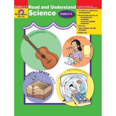 Read & Understand Science Grades 3-4 - (Read & Understand: Science) by  Evan-Moor Educational Publishers (Paperback)