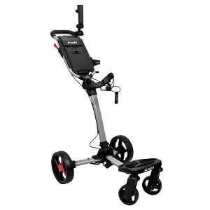 Axglo FlipNGo Pro Golf Push Cart - 4-Wheel - Patented 1-Step Folding System - 1 of 4