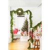 Perfect Holiday 24" Pre-lit Cheyenne Pine Wreath with Pine Cones & Holly Berry Clusters - 3 of 3