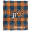 Bucknell University Campus Plaid Spirit Silky Touch Super Soft Throw Blanket 50x60 - 2 of 4