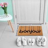 Evideco French Home Goods Sheltered Printed Front Door Mat Coir Coco Fibers Rug 24x16 - 3 of 4